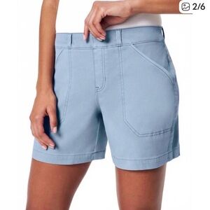 Spanx: Light Blue Women's Casual Pull-On Shorts
